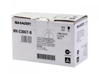 SHARP  SHARP Toner schwarz MX-C30GTB MX-C301W 6000 Seiten 