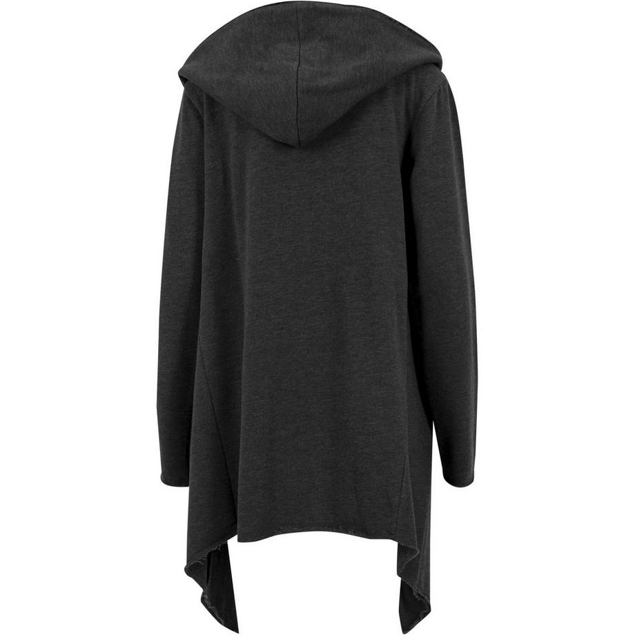 URBAN CLASSICS Strickjacke Offene Kante mit Kapuze  