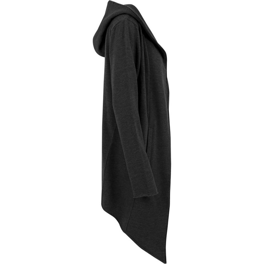 URBAN CLASSICS Strickjacke Offene Kante mit Kapuze  