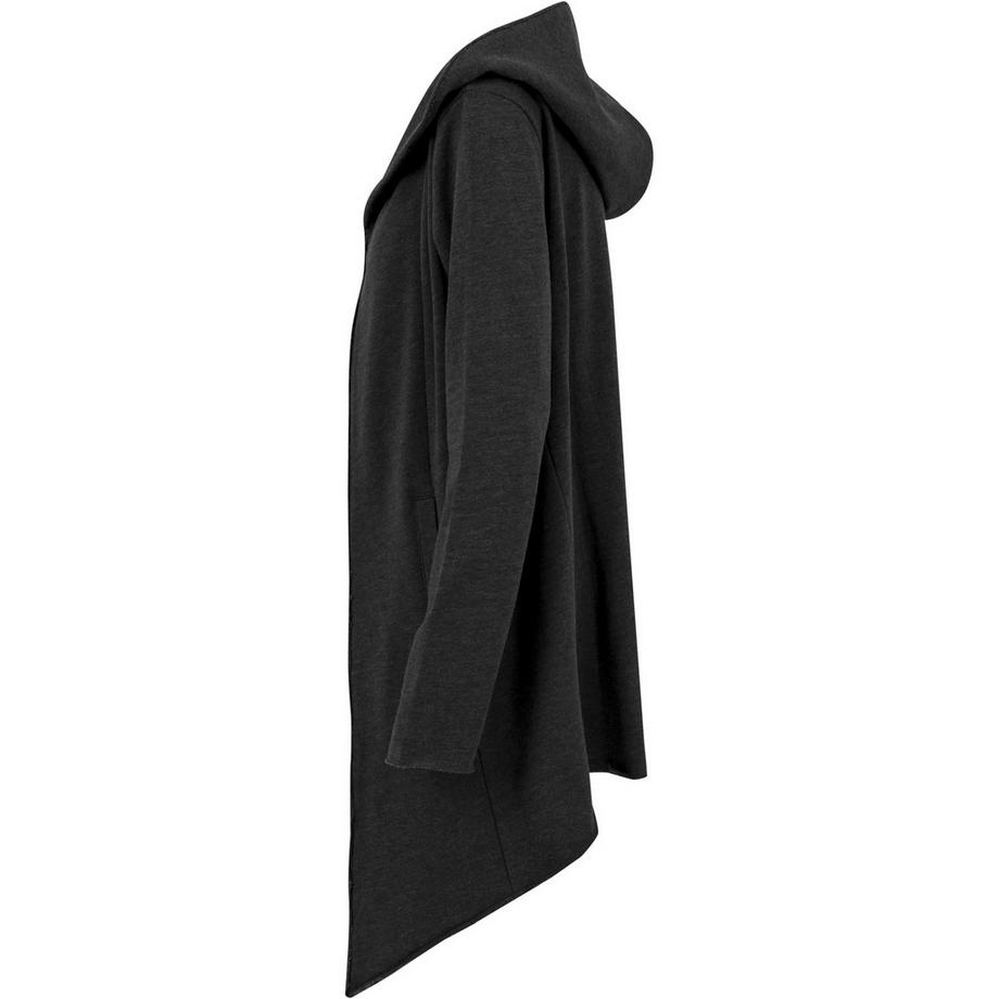 URBAN CLASSICS Strickjacke Offene Kante mit Kapuze  