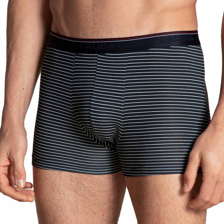 CALIDA New Boxer Natural Benefit 3P Boxer Ajusté Pack de 6  