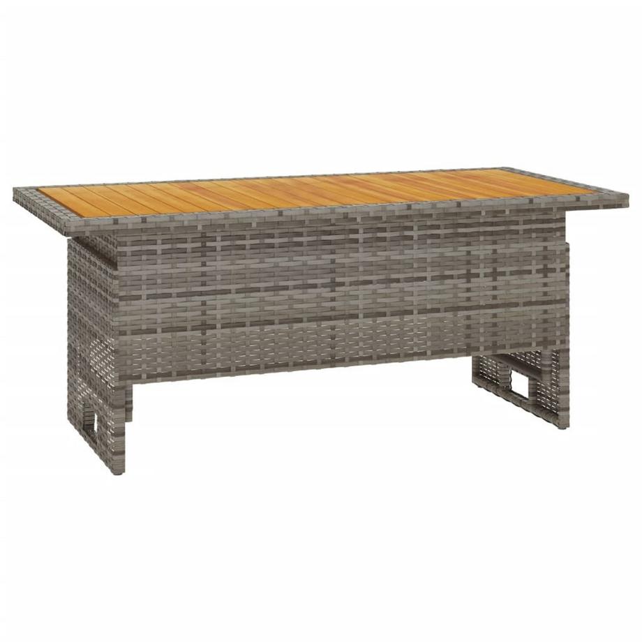 Table de jardin rotin synthétique