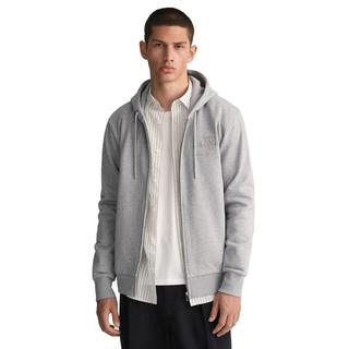 GANT Tonal Shield Full Zip Hoodie Vestibilità Regular  