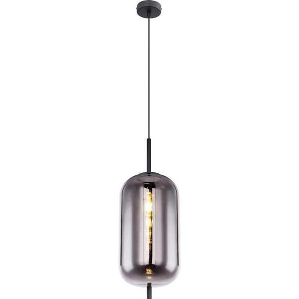 mutoni Lampada a sospensione Blacky in metallo nero 1xE27  