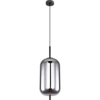 mutoni Lampada a sospensione Blacky in metallo nero 1xE27  