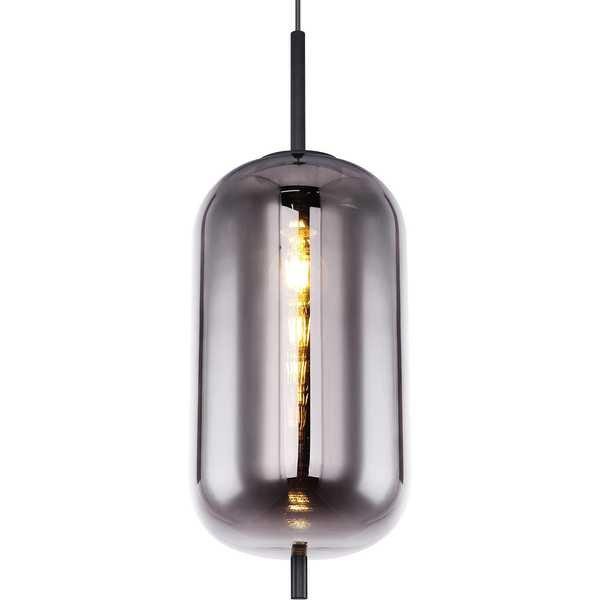 mutoni Lampada a sospensione Blacky in metallo nero 1xE27  