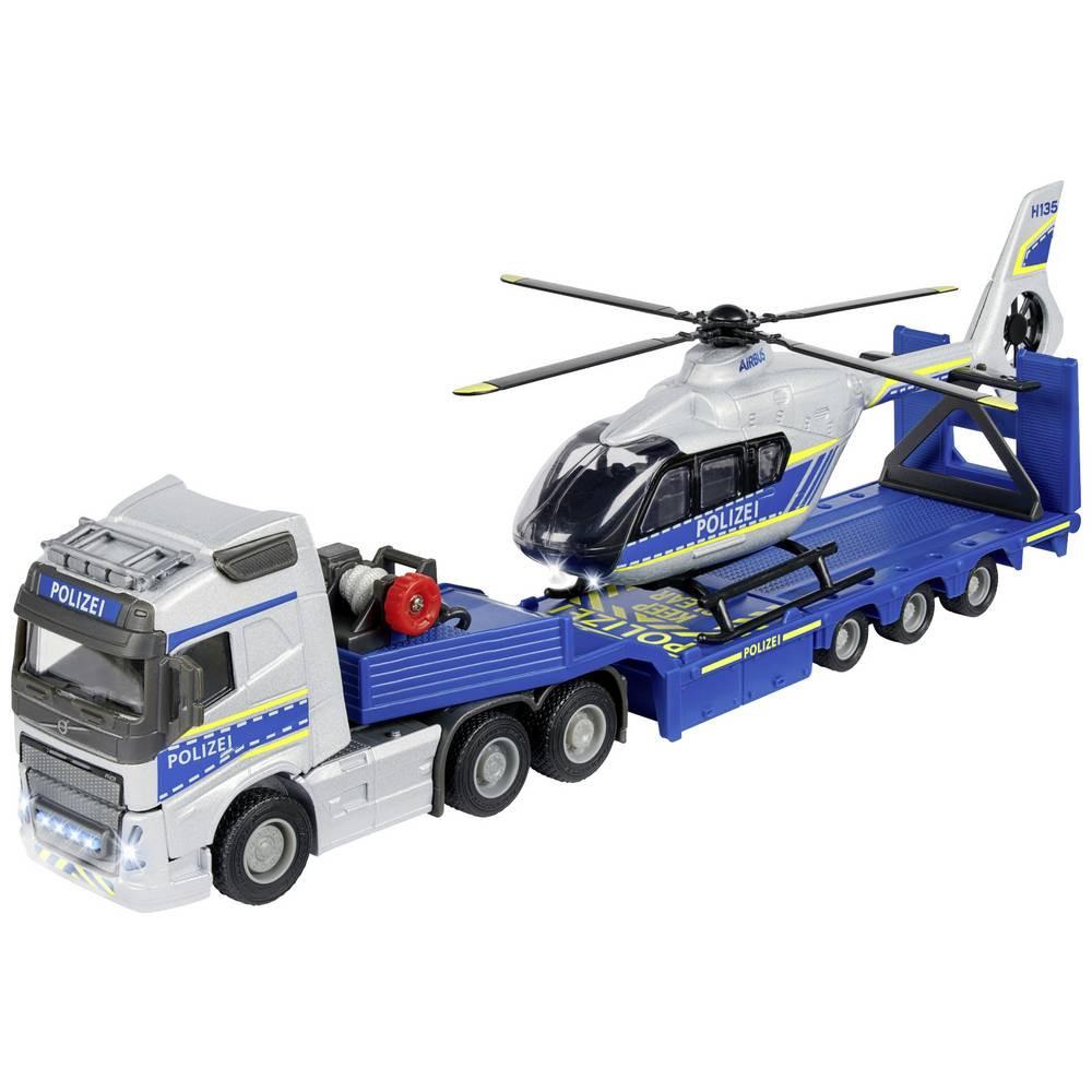 Majorette  Majorette Volvo Truck + Airbus Police Helicopter 