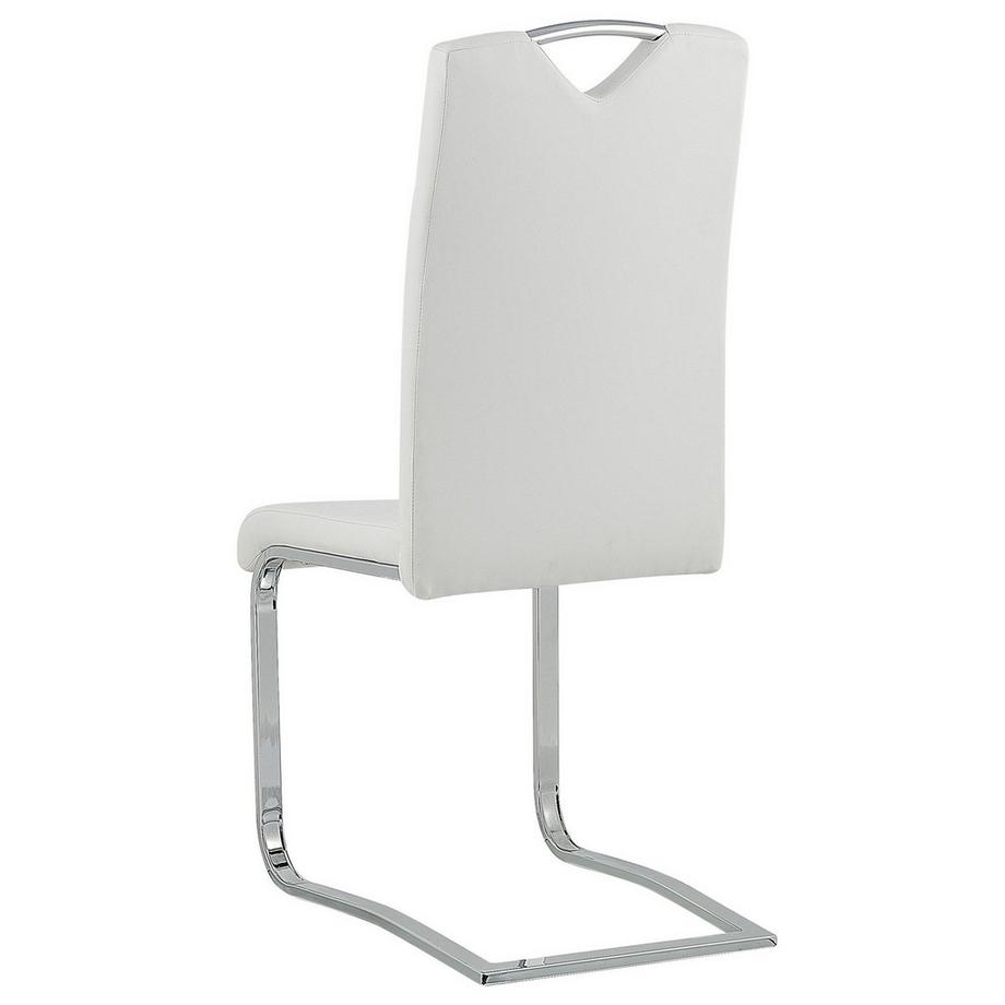 Beliani Esszimmerstuhl 2er Set aus Kunstleder  PICKNES  