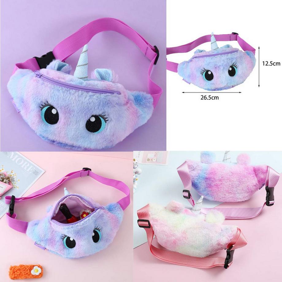Only-bags.store Marsupio Peluche Unicorno  