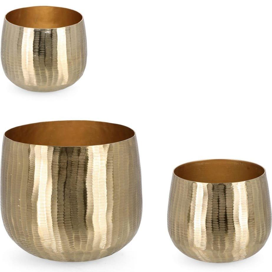 Image of Übertopf Chisel Gold (3er-Set) Übertopf Chisel Gold (3er-Set)