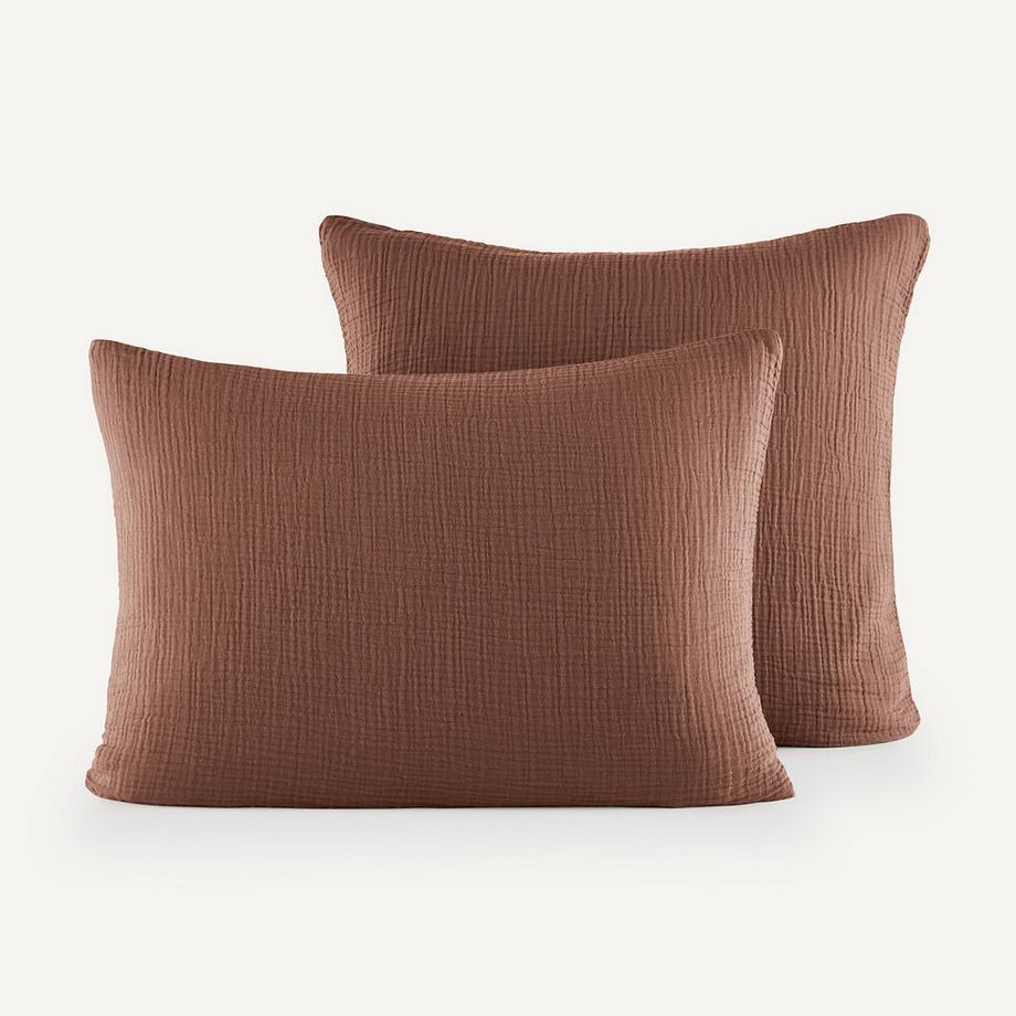 Taie d'oreiller gaze de coton biologique