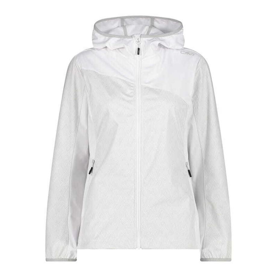 Veste imperméable à capuche imprimé femme