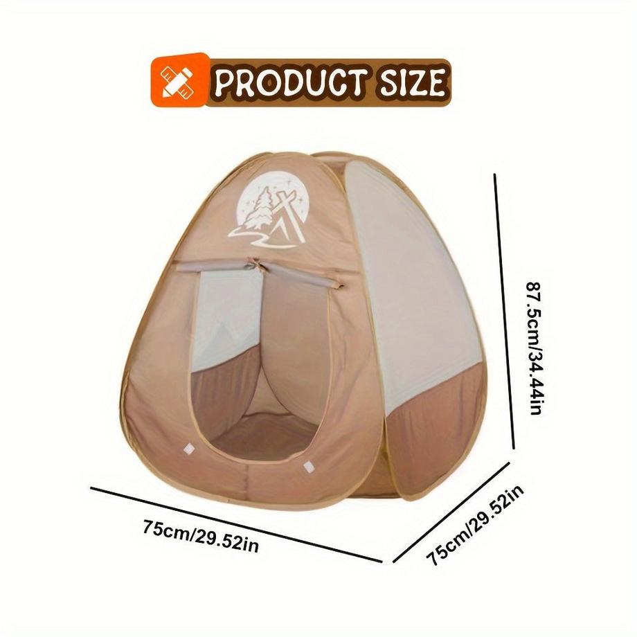 Activity-board  Ensemble de jouets de camping avec tente de jeu Jouets de feu de camp, ensemble de jouets de barbecue, ensemble de jouets de cuisine à découper, ensemble de jouets d'intérieur et d'extérieur. 