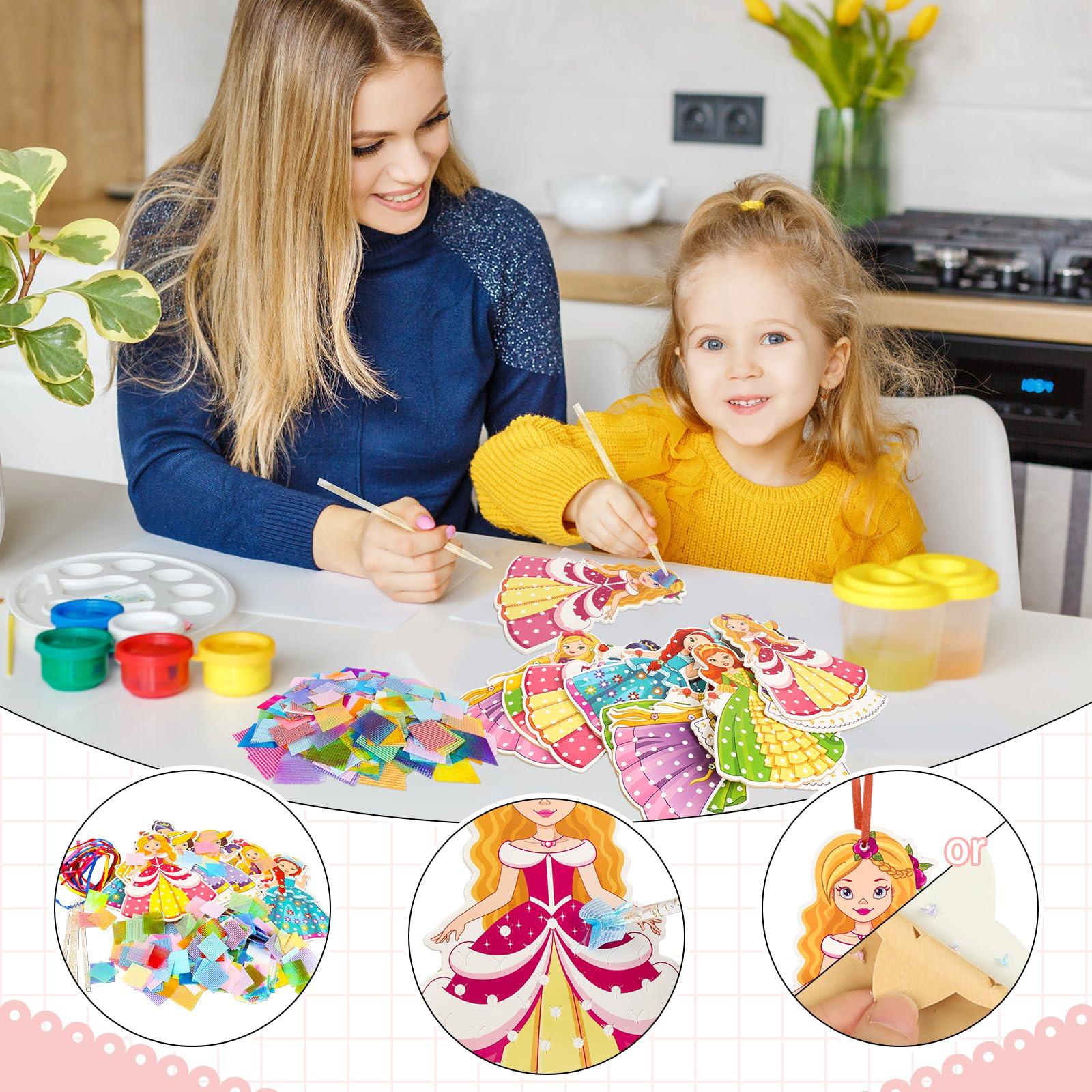 Activity-board  Prinzessin Bastelset Kinder Prinzessin Basteln Mädchen Prinzessin kreative Set Mädchen Prinzessin Kunst und Handwerk 