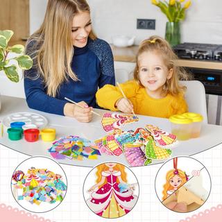 Activity-board  Prinzessin Bastelset Kinder Prinzessin Basteln Mädchen Prinzessin kreative Set Mädchen Prinzessin Kunst und Handwerk 