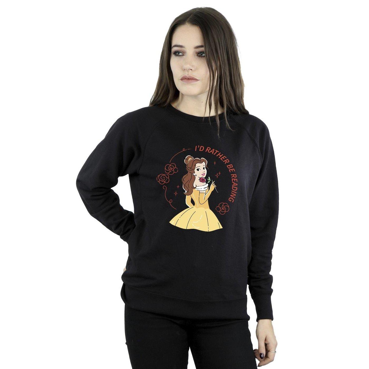 Disney  Sweat BEAUTY AND THE BEAST I'D RATHER BE READING 