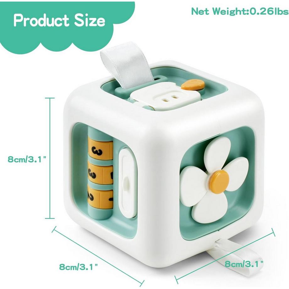 Activity-board  Jouet pour bébé, jouet d'activités de motricité fine pour bébé, jouet cube pour bébé, jouet d'apprentissage éducatif 