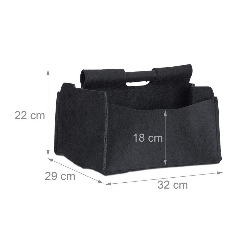 B2X  Zeitungskorb aus Filz 