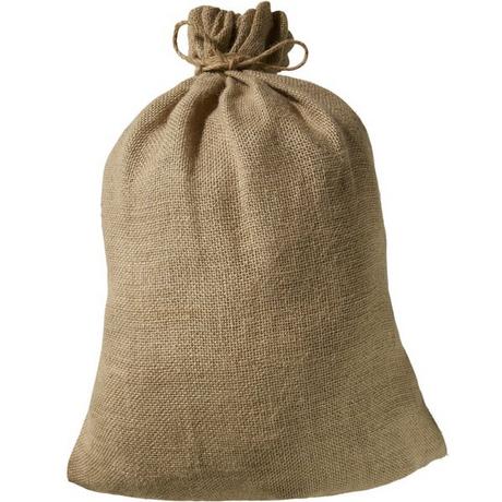 Tectake Sac de jute classique  