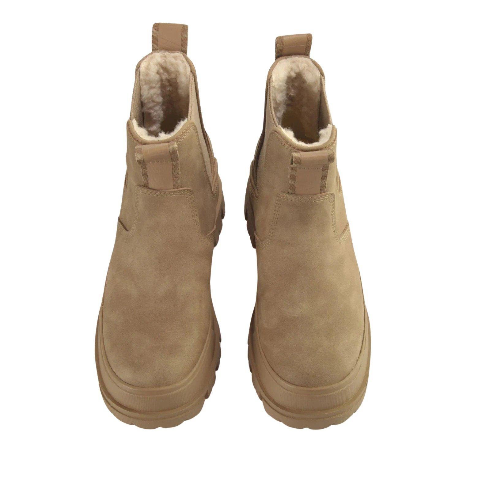 Buffalo  bottines aspha chelsea warm - vegan nubuck/fur 