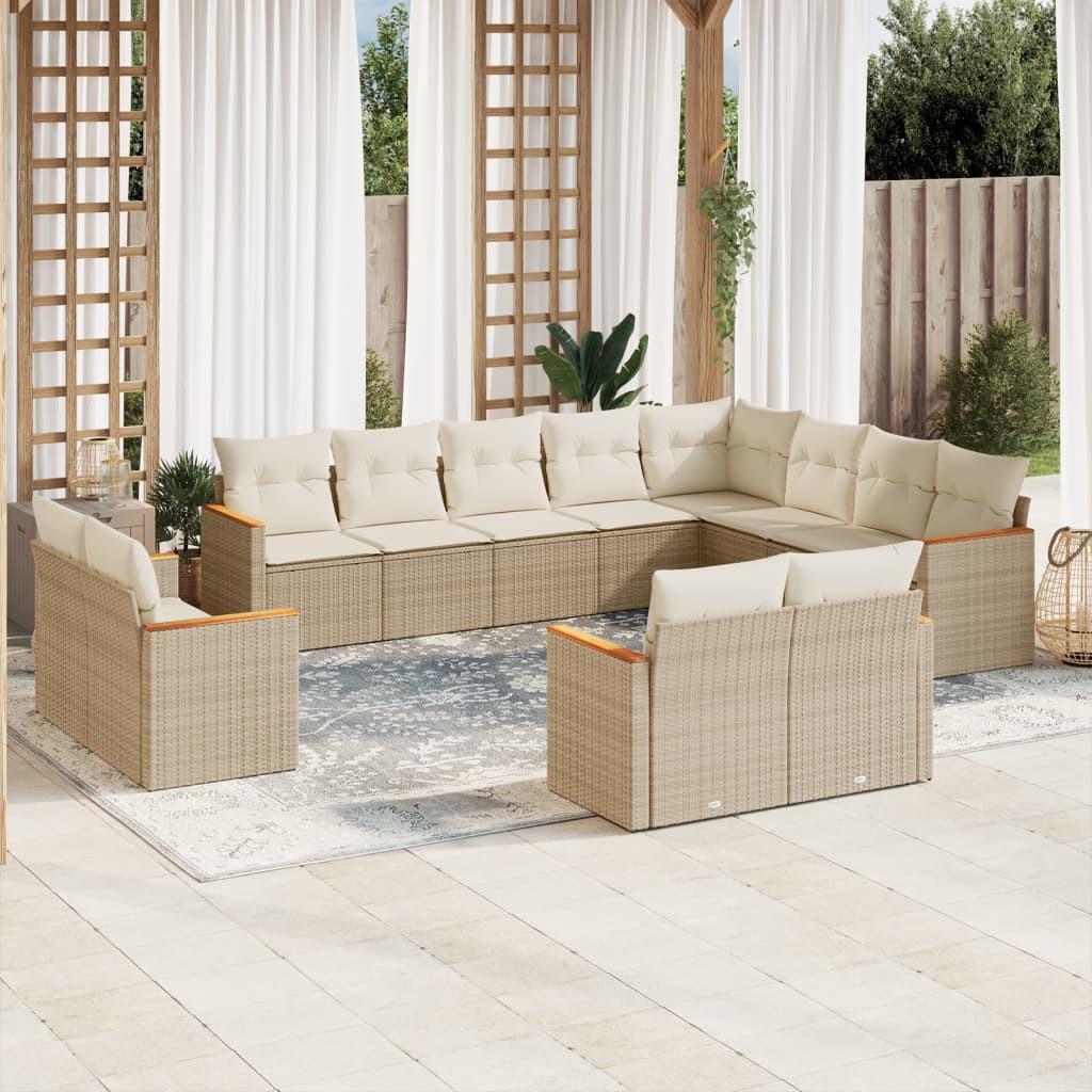 VidaXL Garten sofagarnitur poly-rattan  