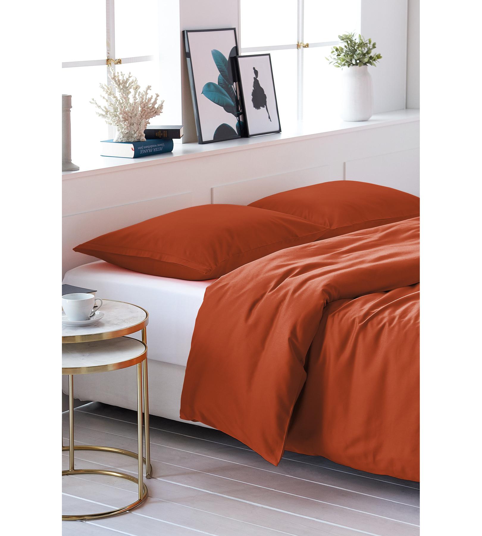 Living Home Uni Satin Taie de duvet  