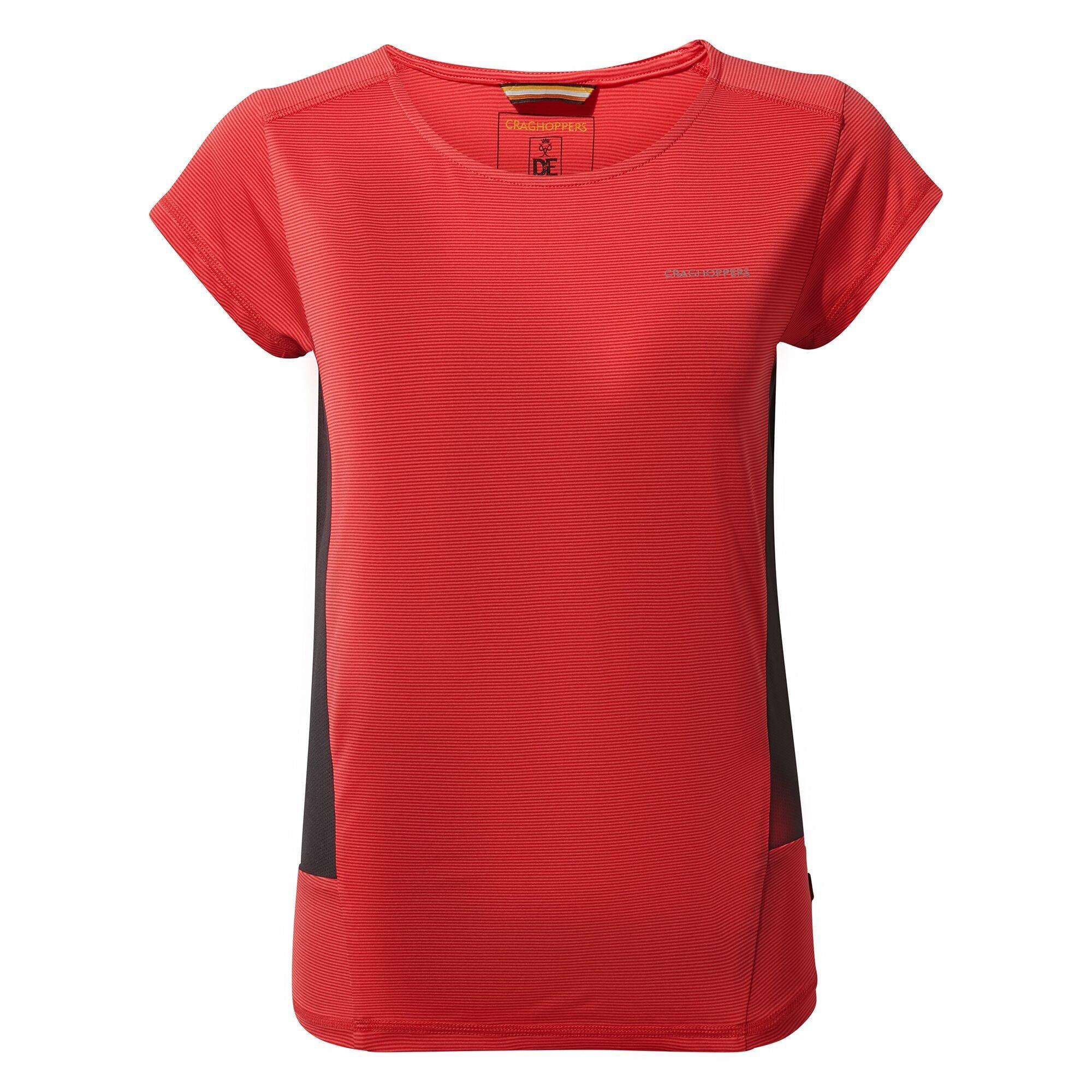 Image of Tshirt Atmos Kurzärmlig Damen Rot Bunt 44