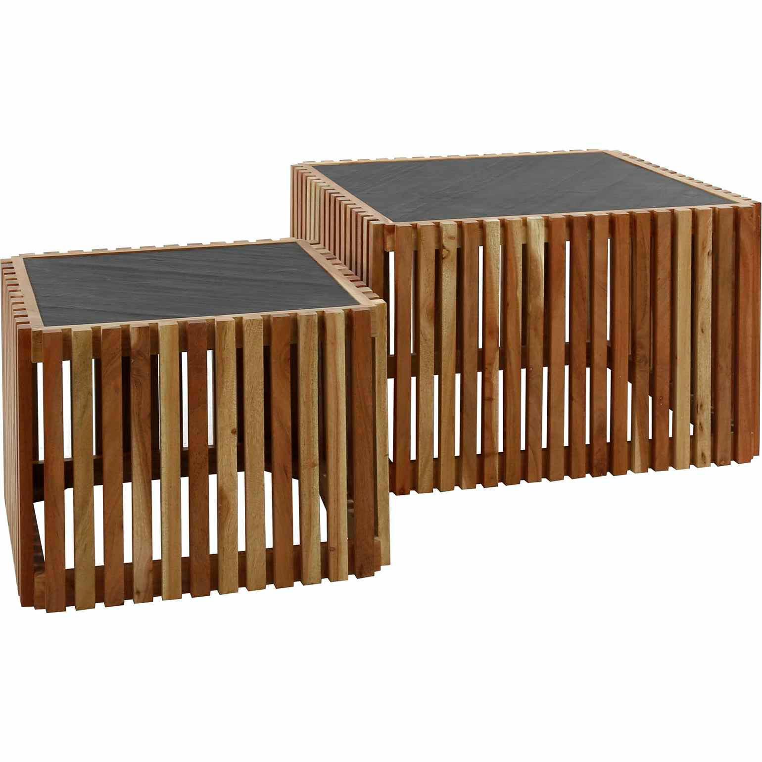 mutoni Couchtisch Slate (2er-Set)  