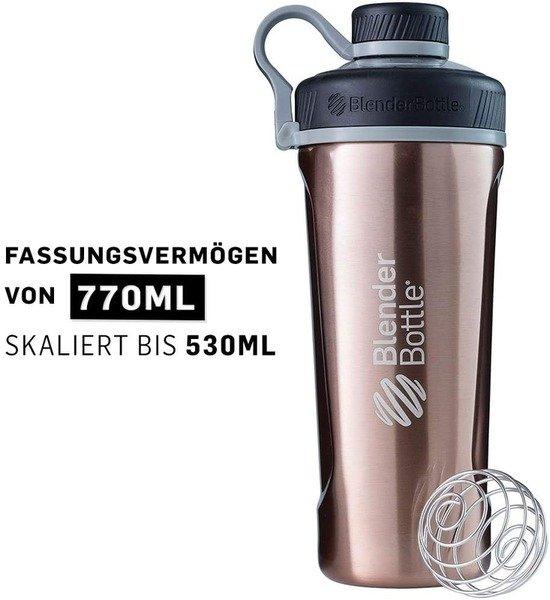 Blender Bottle  26oz / 770ml BlenderBottle Radian Thermo Edelstahl, Copper 