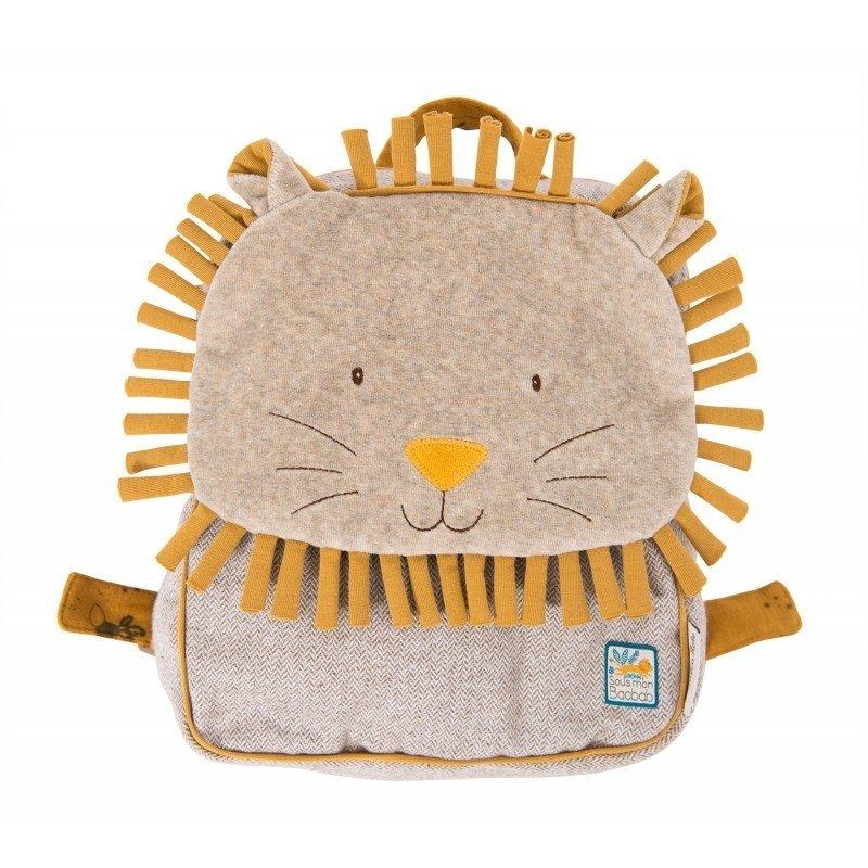 Image of Sous Mon Baobab, Rucksack Löwe Mädchen Gelb Bunt ONE SIZE