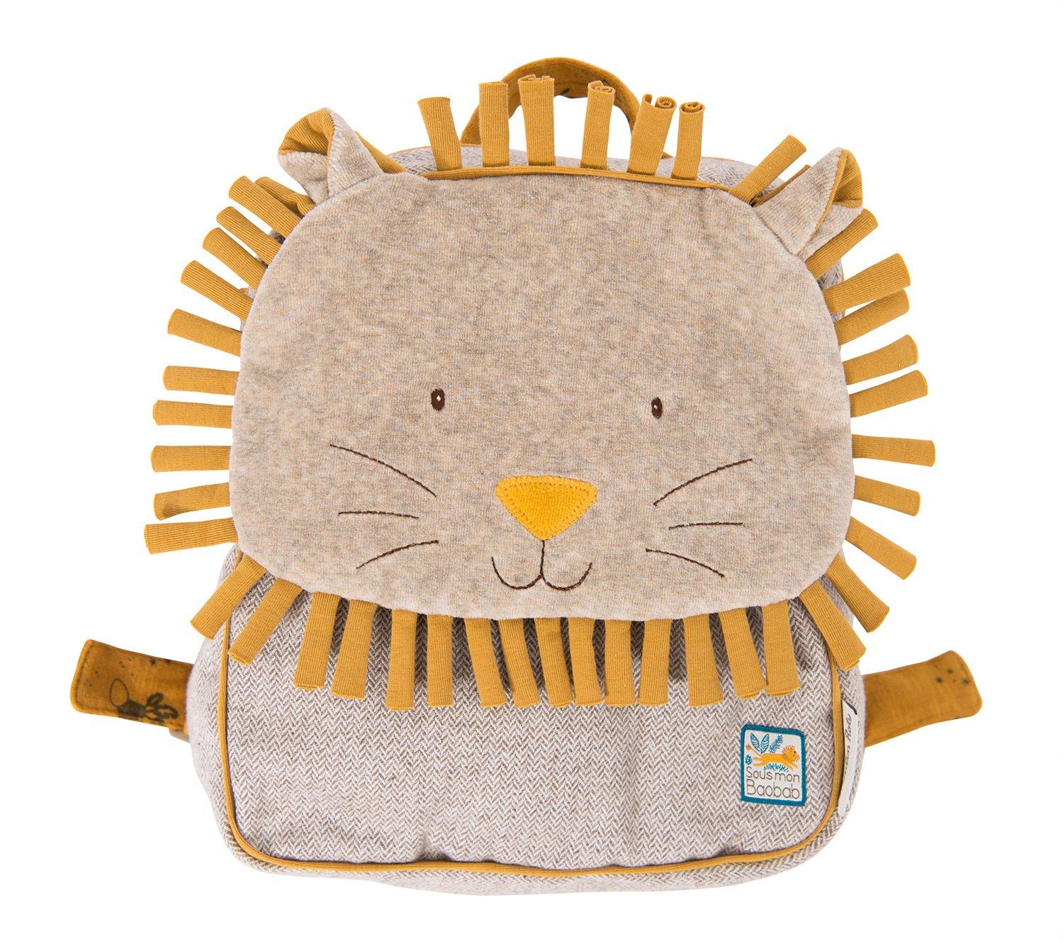 Moulin Roty  Sous mon Baobab, Rucksack Löwe 