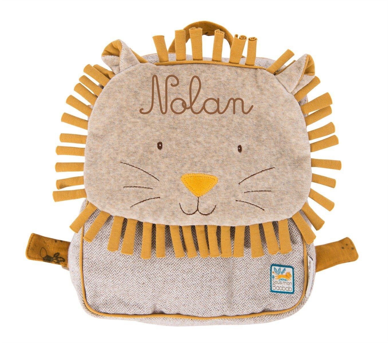 Moulin Roty  Rucksack Löwe, Sous mon Baobab, Moulin Roty 