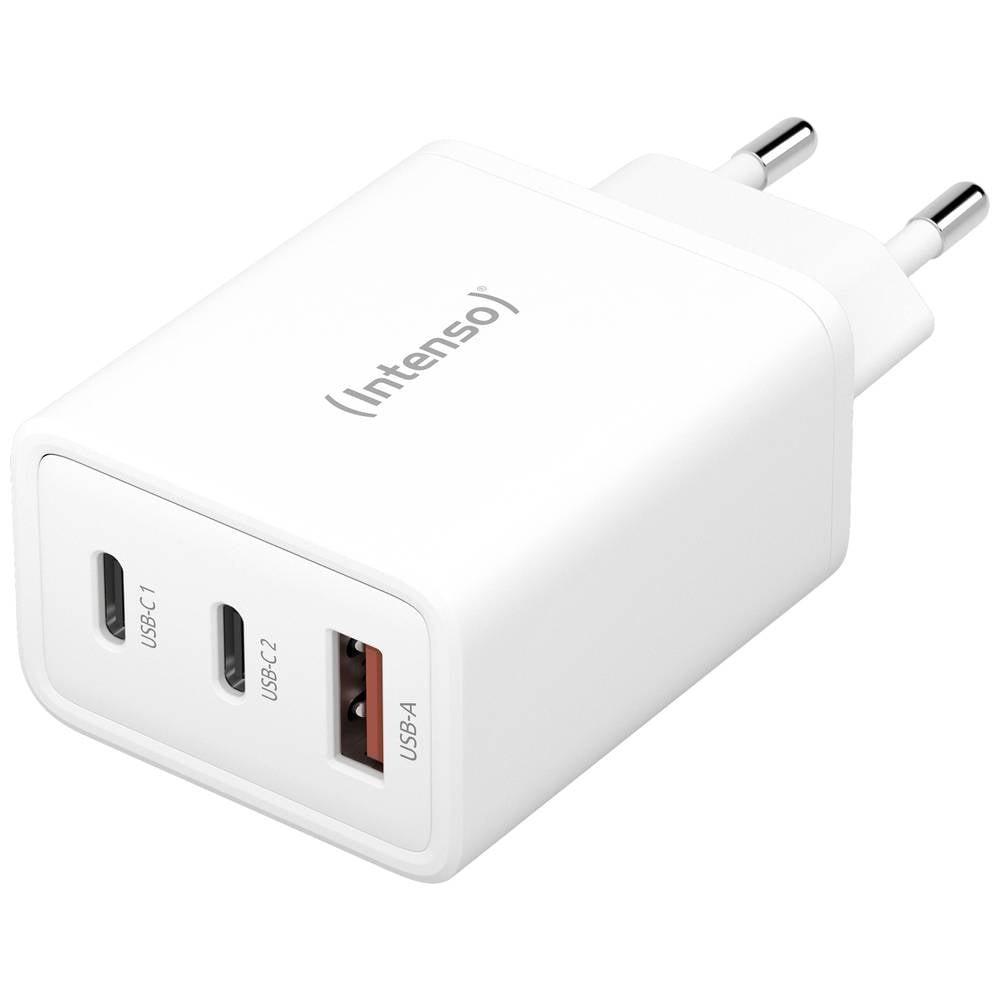 Intenso  W65ACC GaN USB-Ladegerät 65 W Innenbereich Ausgangsstrom (max.) 3.25 A Anzahl Ausgänge: 3 x USB-A, USB- 