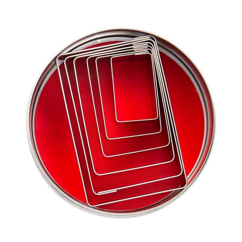 STAEDTER Set d'emporte-pièces rectangle 6 pièces  