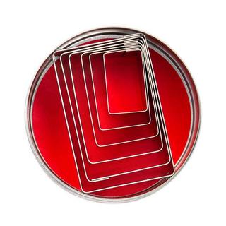 STAEDTER Set d'emporte-pièces rectangle 6 pièces  