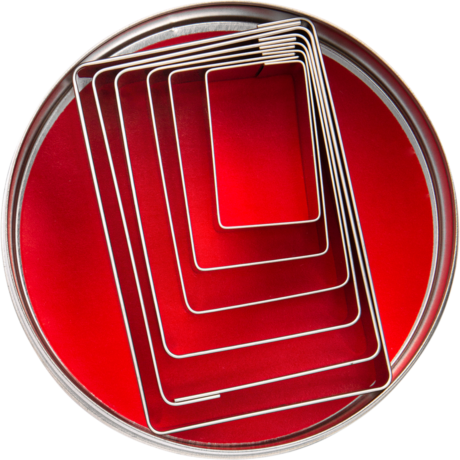 Städter Ausstecher Set Rechteck 6 Stück  