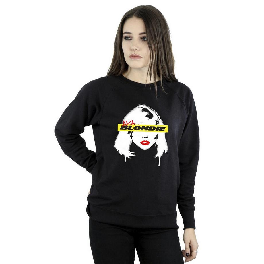 Blondie Felpa Stampa Grafica  
