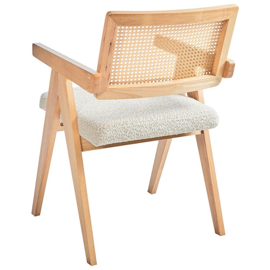 Beliani Set di 2 sedie da pranzo en Legno di caucciù  AVA  