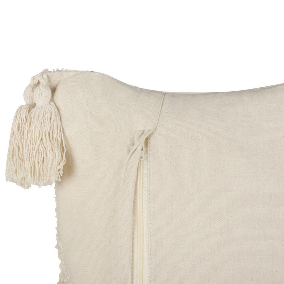 Beliani Lot de 2 coussins décoratifs en Coton Boho CASSIOPE  