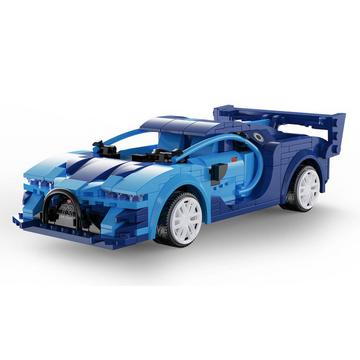 Blue Race Car