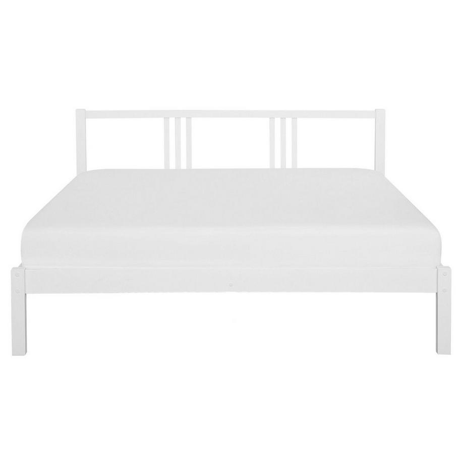 Beliani Lit à lattes en Bois de pin Traditionnel VANNES  