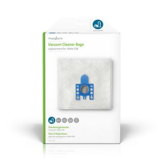 Nedis Sac d'aspirateur | 4 pcs. | Synthétique | Surtout vendu pour : Miele | Blanc  