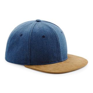 Beechfield  Kunst Wildleder Schirm Snapback Kappe 