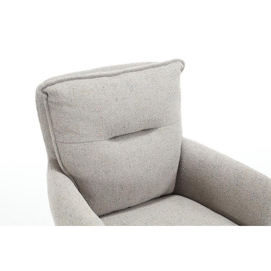 mutoni Chaise avec accoudoirs Kyoto gris  