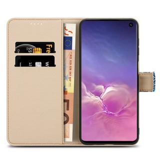 Cadorabo  Housse compatible avec Samsung Galaxy S10 4G - Coque de protection avec fermeture magnétique, fonction de support et compartiment pour carte 