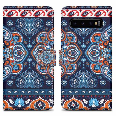 Cadorabo  Housse compatible avec Samsung Galaxy S10 4G - Coque de protection avec fermeture magnétique, fonction de support et compartiment pour carte 