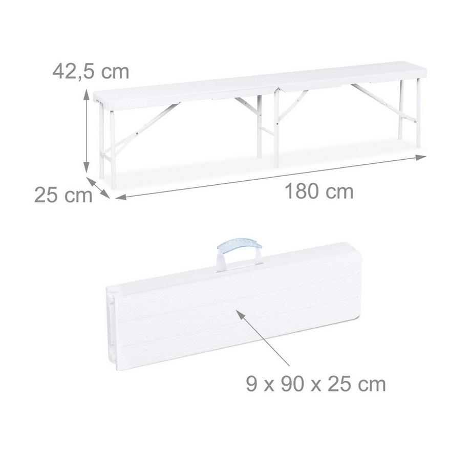 B2X 3-teilige zusammenklappbare Bierzeltgarnitur  