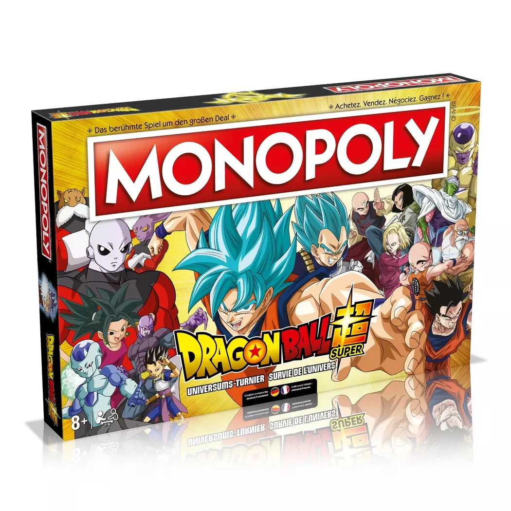 Winning Moves - Monopoly Dragon Ball Super, Multicolor