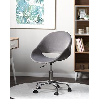 Beliani Chaise de bureau en Velours Moderne SELMA  