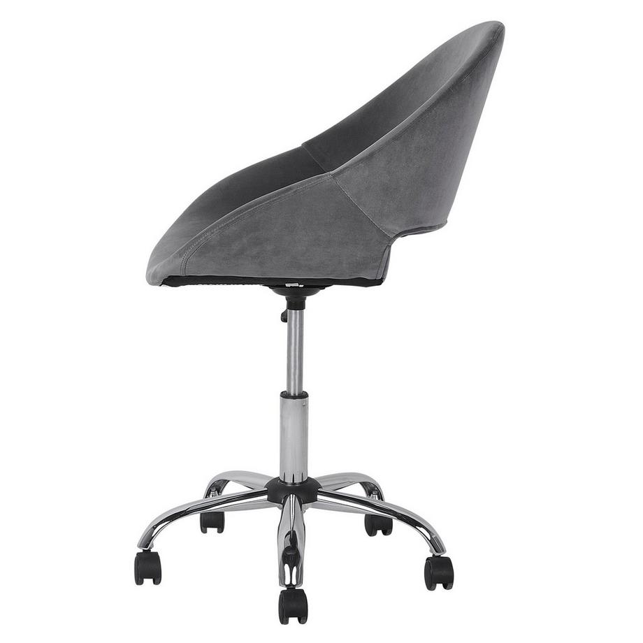 Beliani Chaise de bureau en Velours Rétro SELMA  